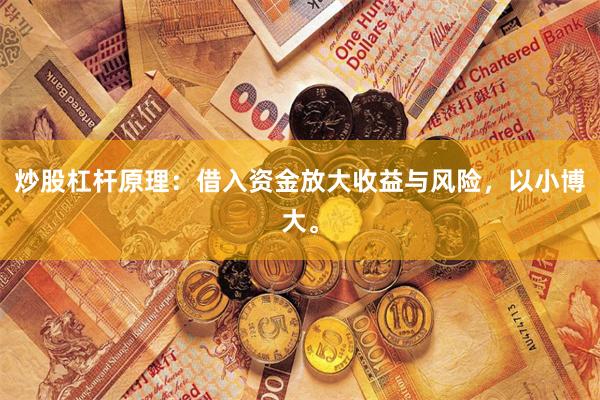 炒股杠杆原理：借入资金放大收益与风险，以小博大。